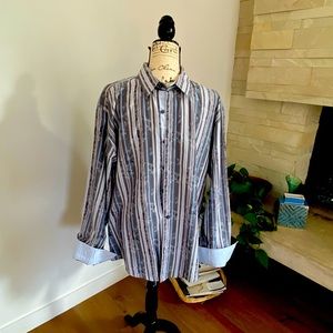 Beautiful Men’s Zagiri Dress Shirt in 2XL. You can pair it with casual jeans